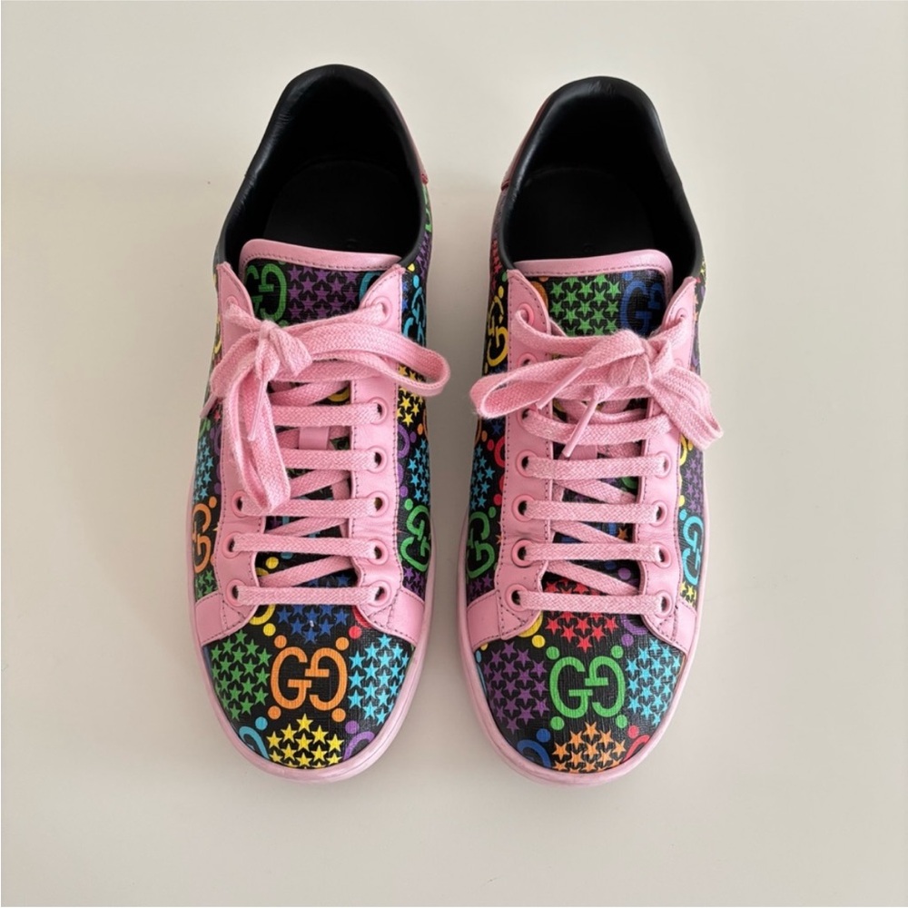 Gucci Supreme GG Psychedelic Ace Sneakers